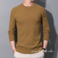 Sweater Warm Pullover para masculino Jacquard